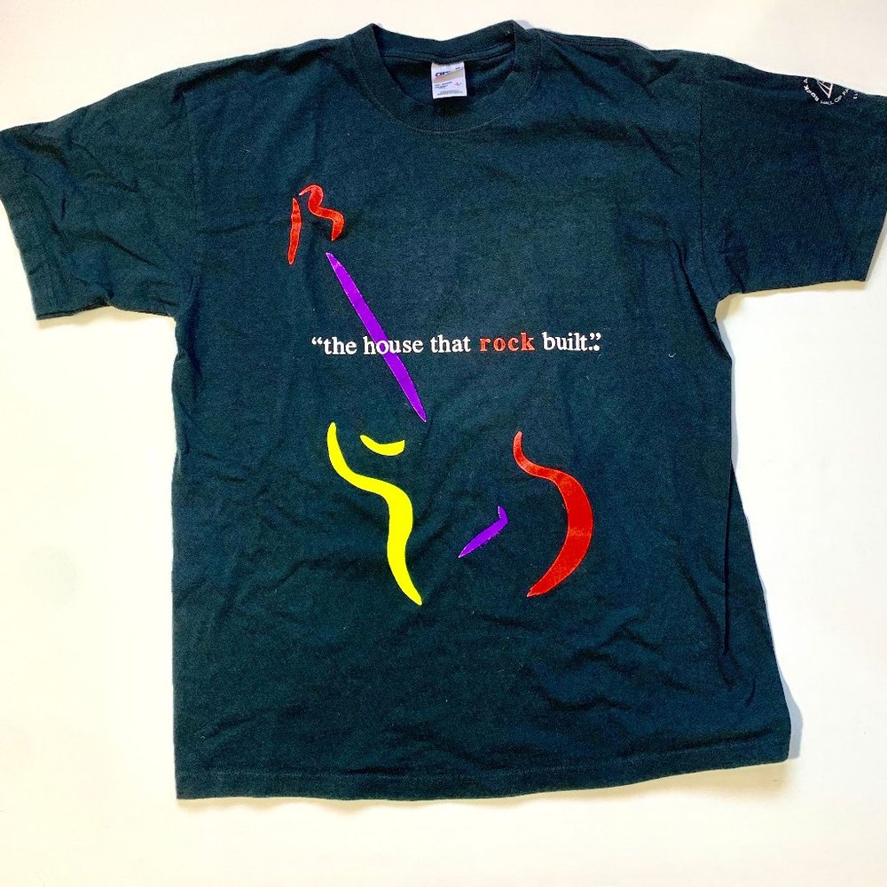 Rock and Roll Hall of Fame TShirt Black cotton